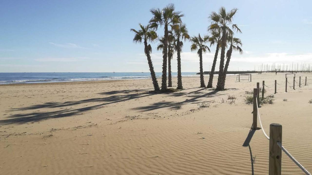 Playa De Canet, Gran Terraza Valencia Exteriör bild